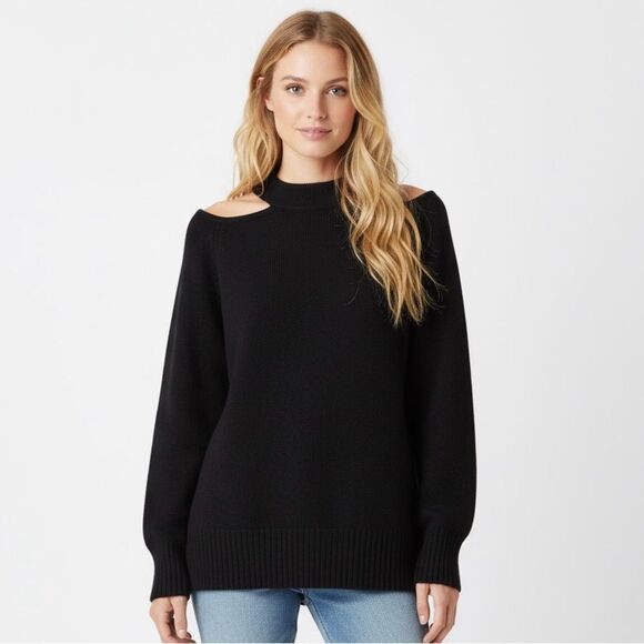 Jason Wu Collective Cold Shoulder Sweater - Picture 1 of 9